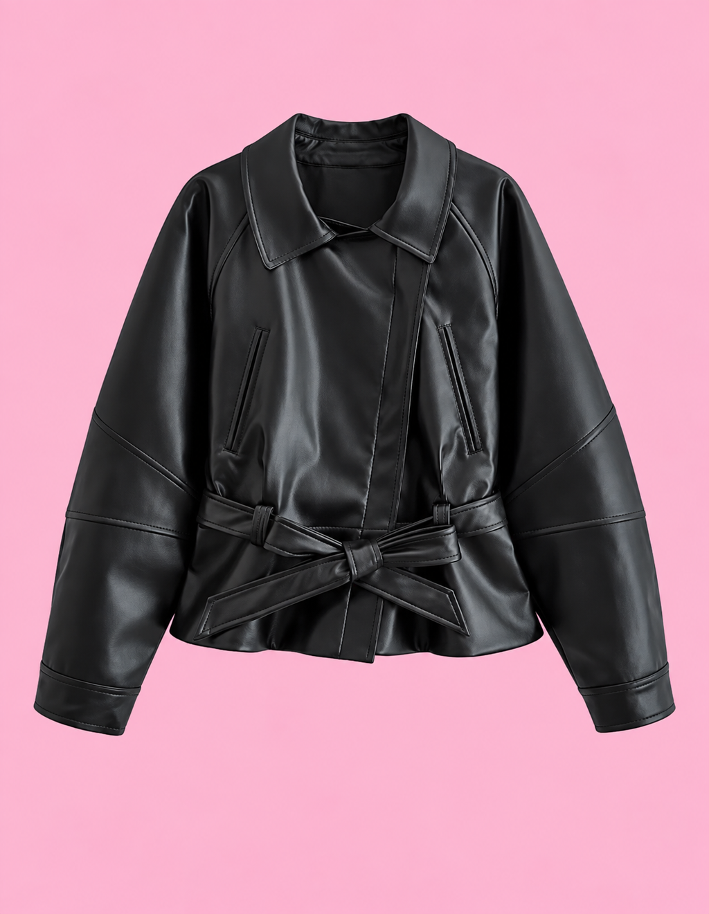 Chaqueta Noir Belted 🖤