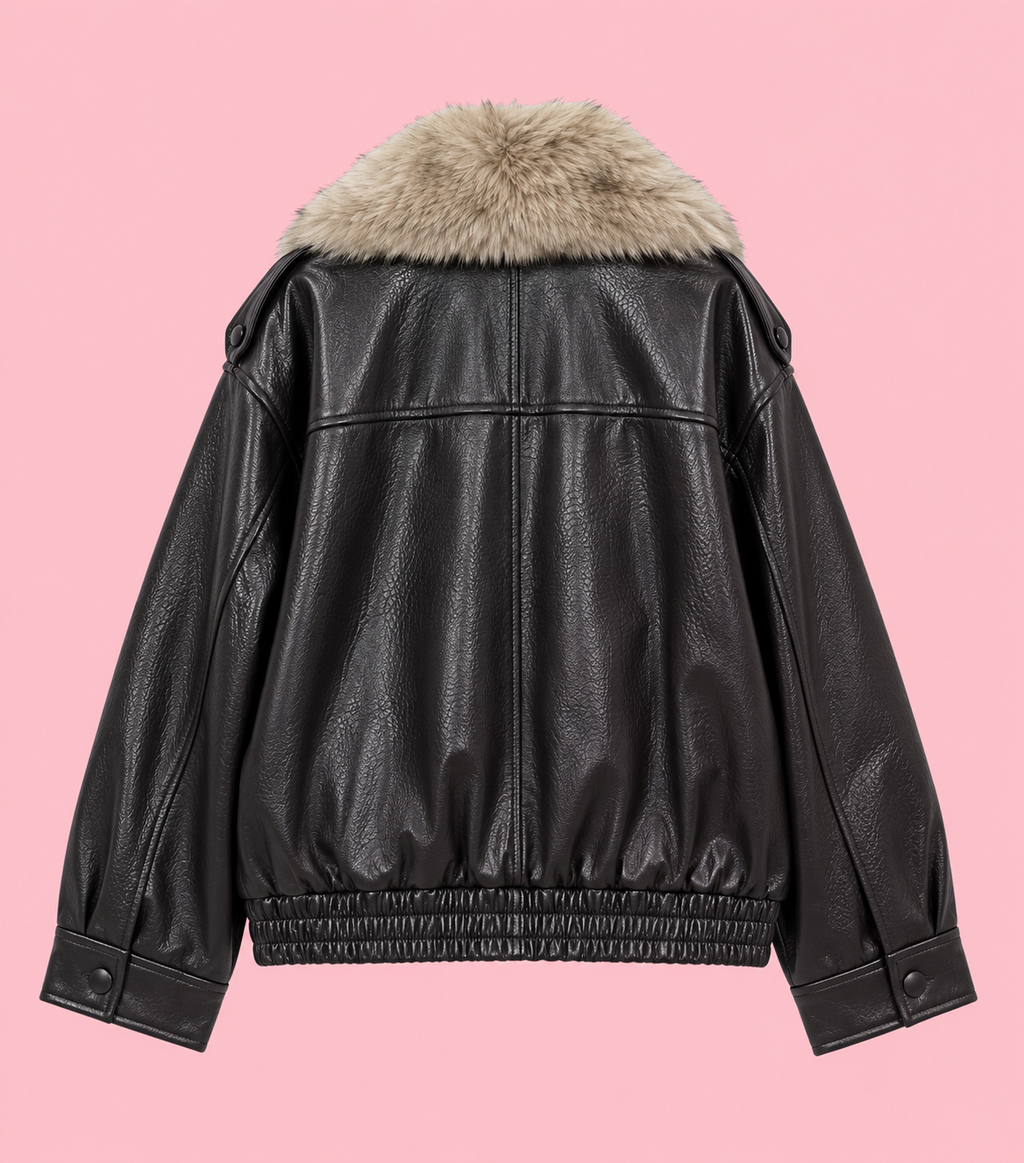 Aveline Fur – Chaqueta Oversize de Piel Sintética