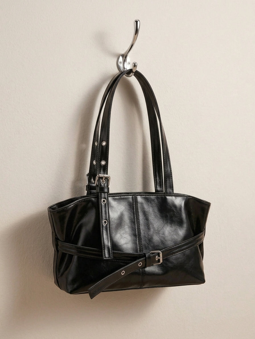 Bolso Hebilla Negro
