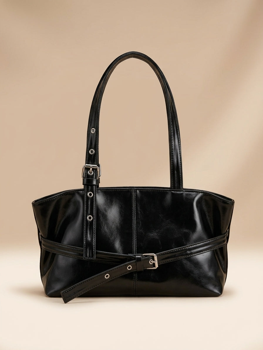 Bolso Hebilla Negro
