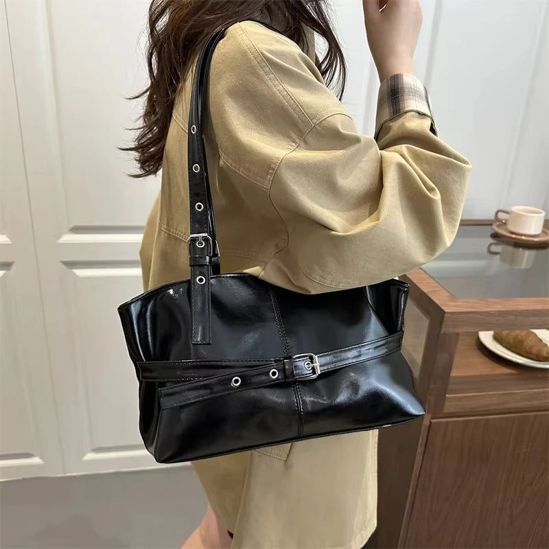 Bolso Hebilla Negro