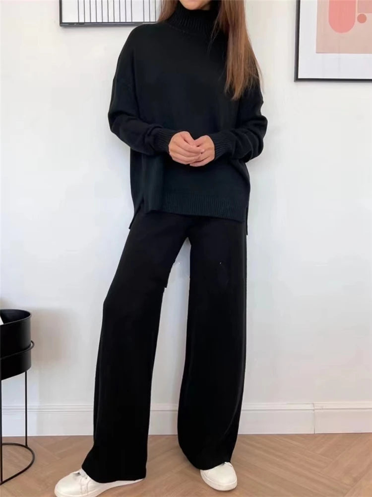 Conjunto de punto color negro
