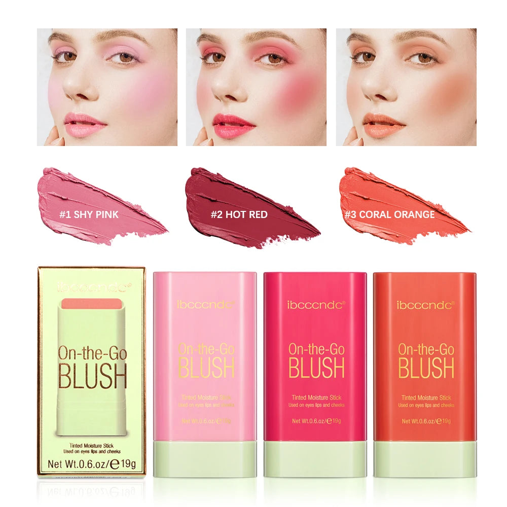 Lumi Blush – Colorete en Barra 3 en 1