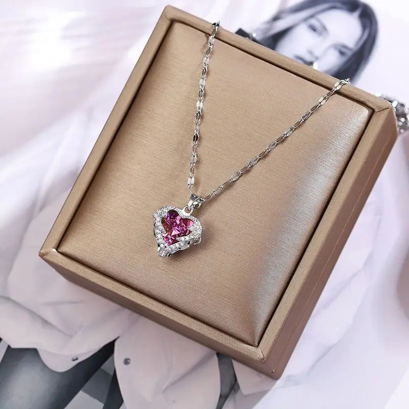 Collar Corazón Prisma
