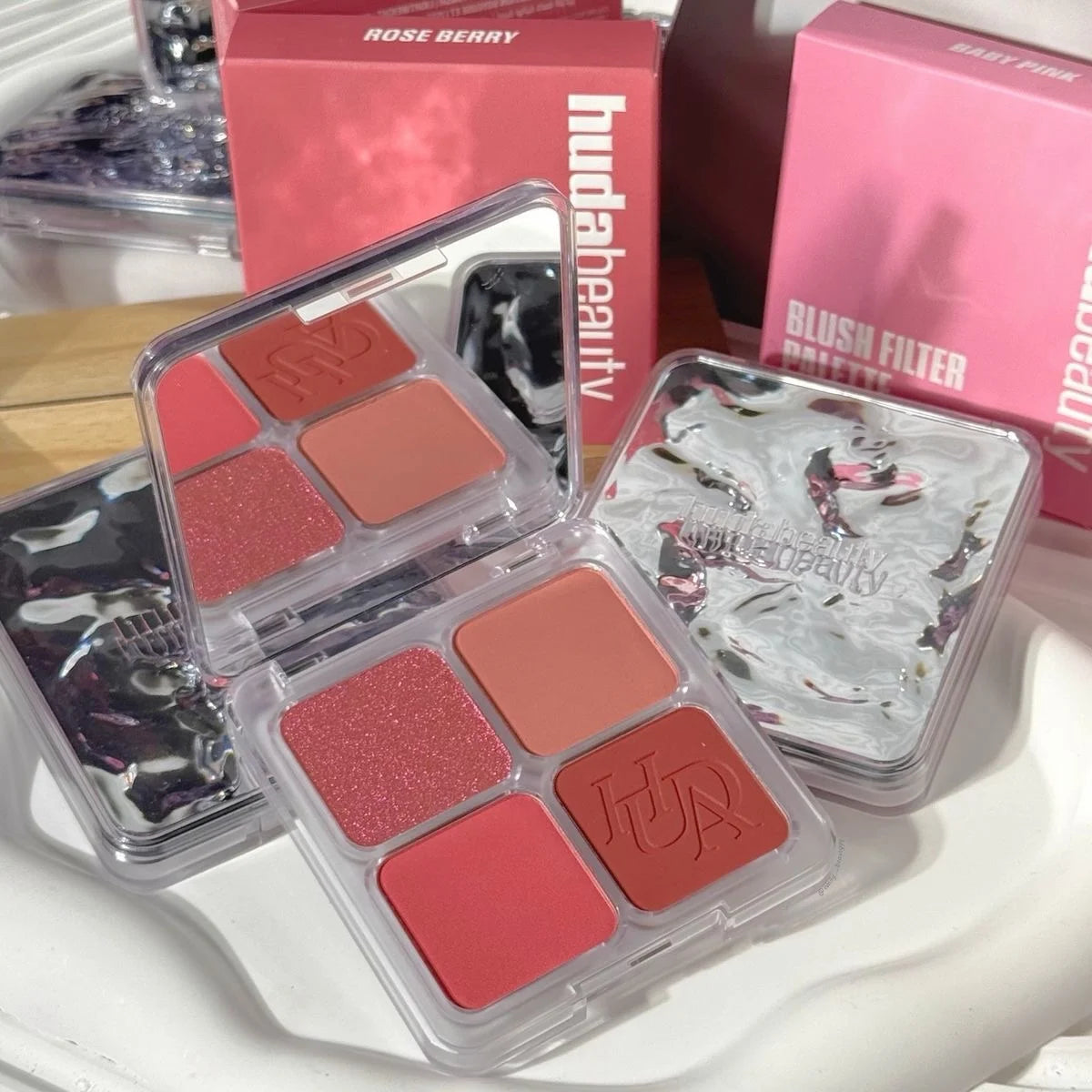 Huda Beauty Blush Filter Palette – Paleta de Maquillaje 4 Tonos
